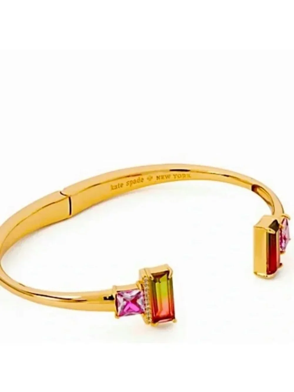 Kate Spade Geo Gems Open Hinged Cuff Bracelet O0RU3220 Multi (974) - Picture 4 of 7